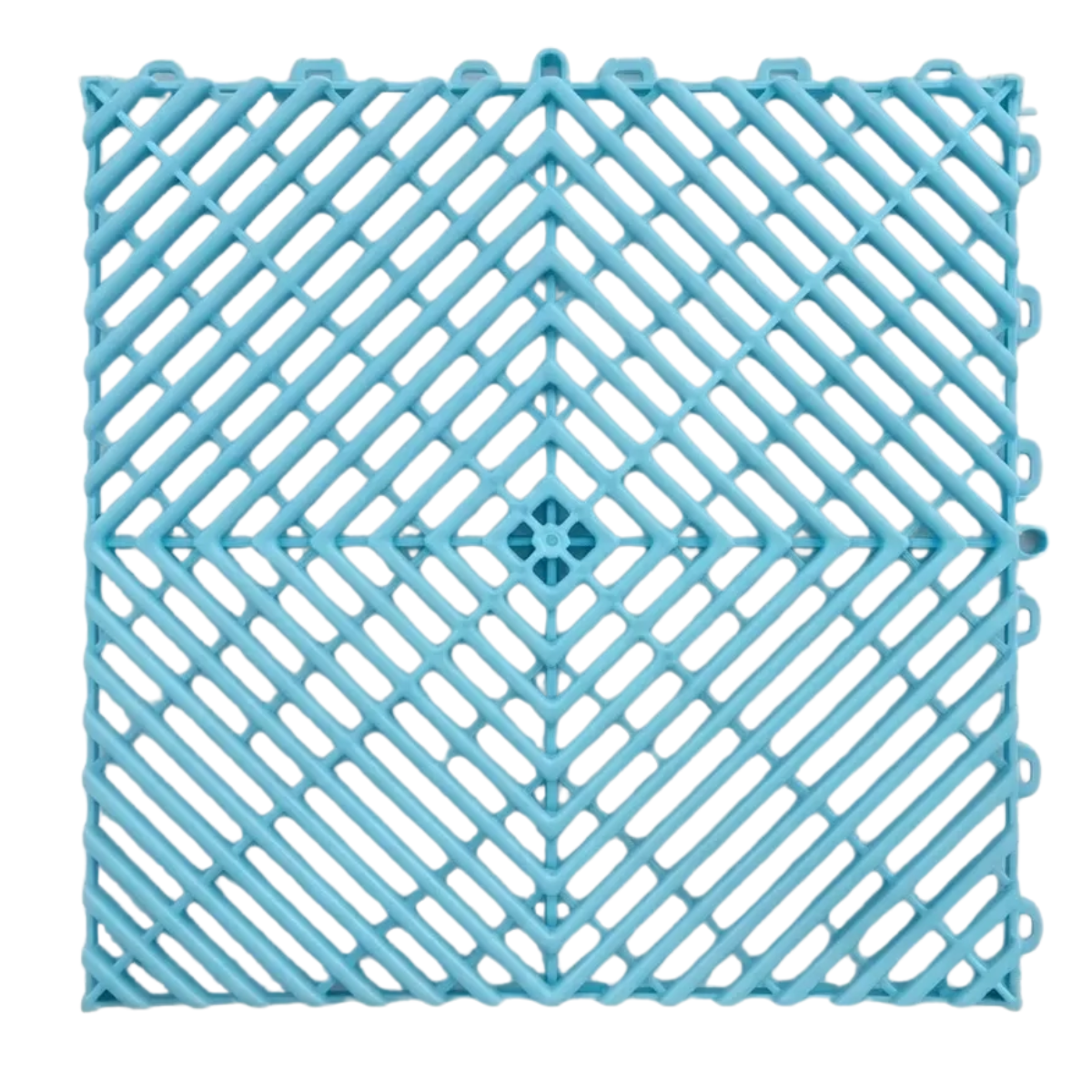 Piso modular na cor Azul celeste